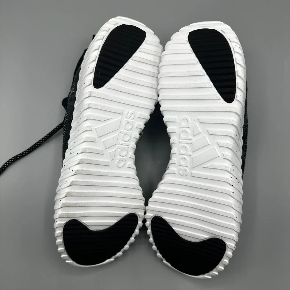 Adidas Kaptir 3.0 Running Athletic Gym Sneakers Men's Size 12 Black White